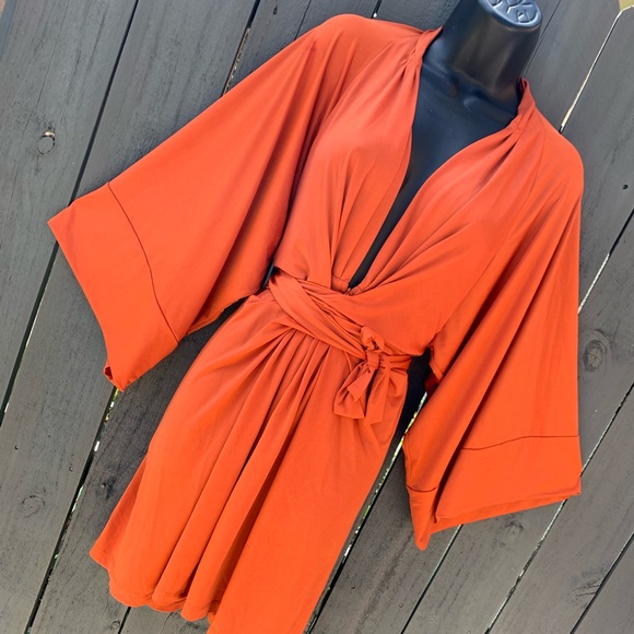 Burnt Orange Blq Mkt Dress - Picture 1 of 3